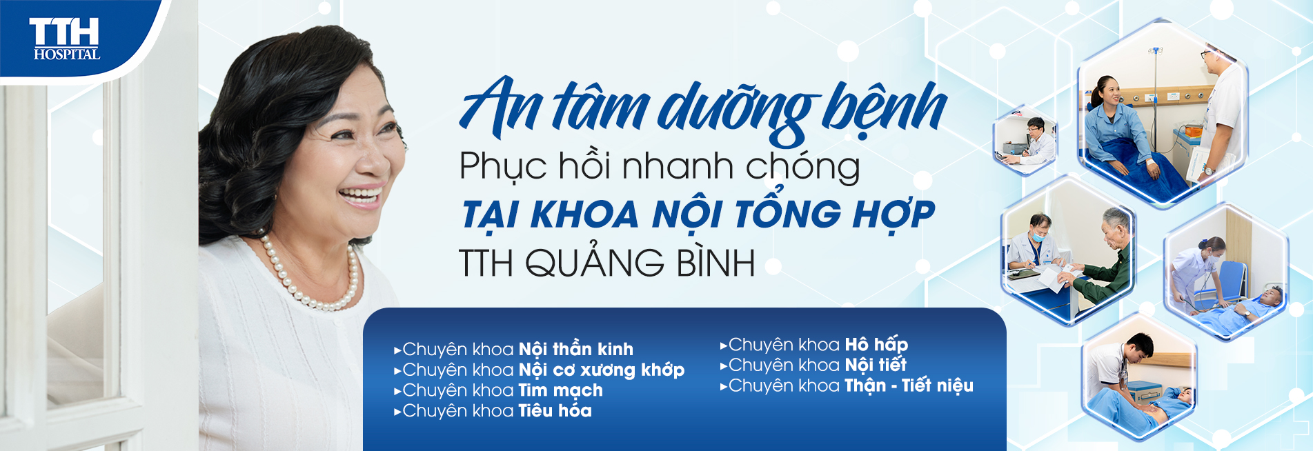 AN TÂM “DƯỠNG BỆNH” - PHỤC HỒI NHANH CHÓNG TẠI KHOA NỘI TỔNG HỢP TTH QUẢNG BÌNH